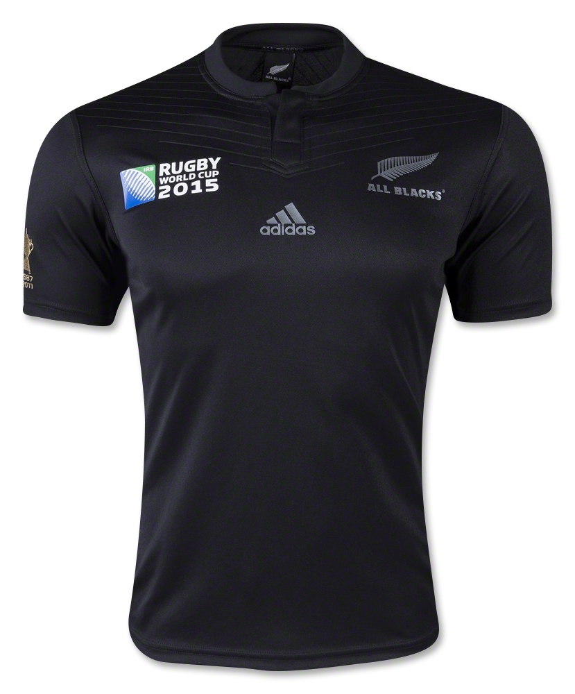 New Zealand All Blacks Rugby World Cup 2015 Home Shirt – Rugby Shirt Watch