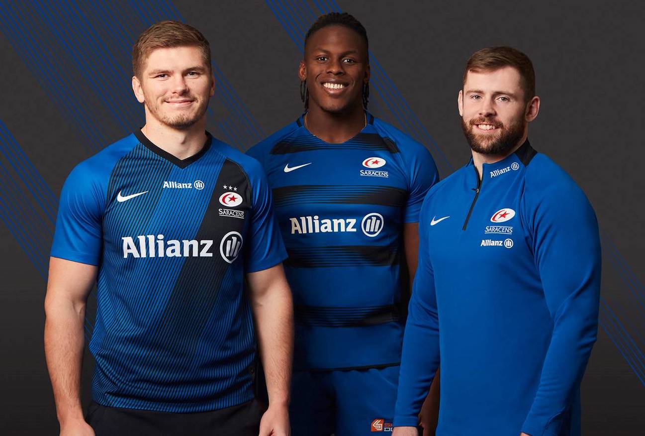saracens rugby jersey